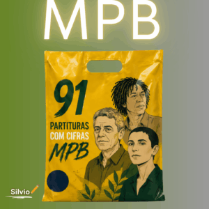 🏆Pacote🏆 91 partituras com cifras - Só MBP top🥇