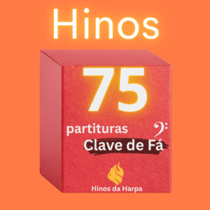 📦Pacote 75 partituras - Hinos da harpa - Clave de fá