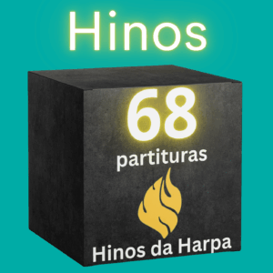 📦Pacote 68 partituras - Hinos da harpa - Clave de SOL