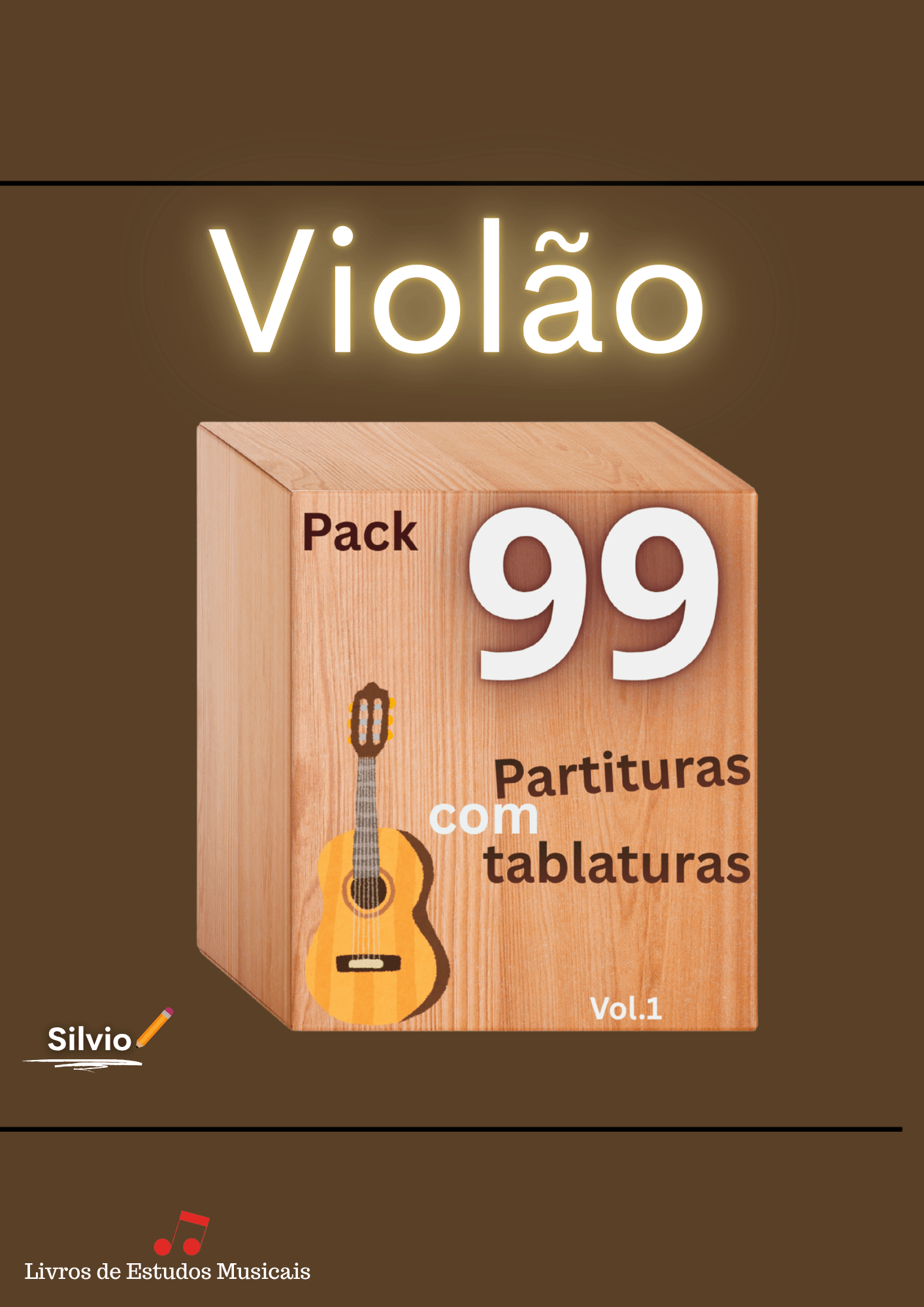 📦Pacote 99 partituras COM tablaturas - Violão + BÔNUS🎀🏆
